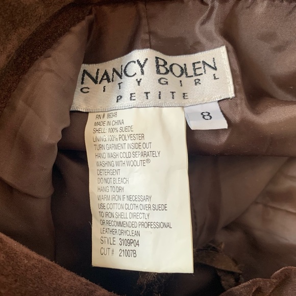 Vintage Genuine Suede Stitch Detail Pants - Picture 10 of 15